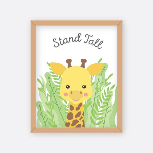 Wild Animal Portrait Frames Set
